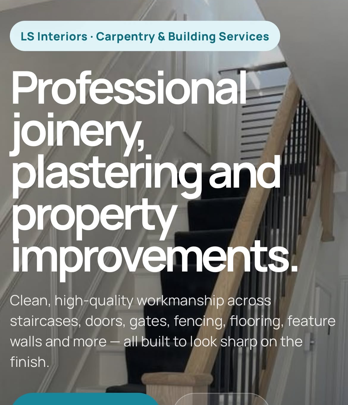 Joinery website example