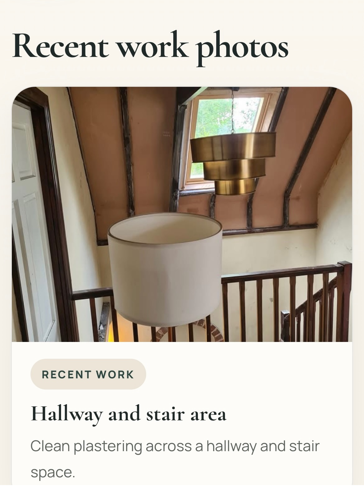 Interior visual example